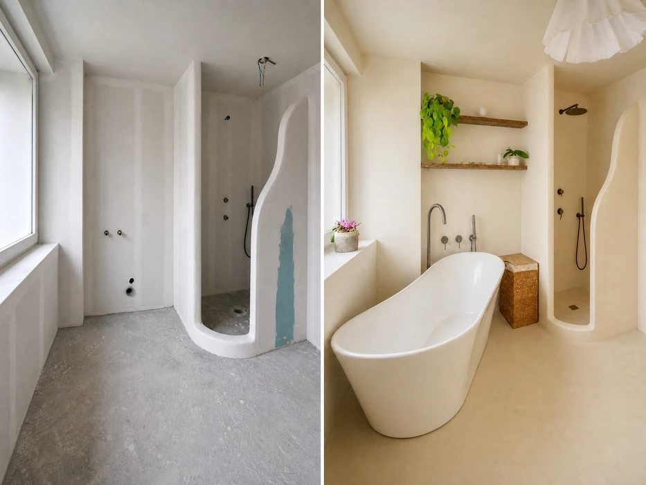 Chantier de rénovation d'un comble aménagé